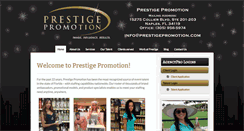 Desktop Screenshot of prestigepromotion.com