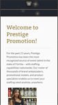 Mobile Screenshot of prestigepromotion.com